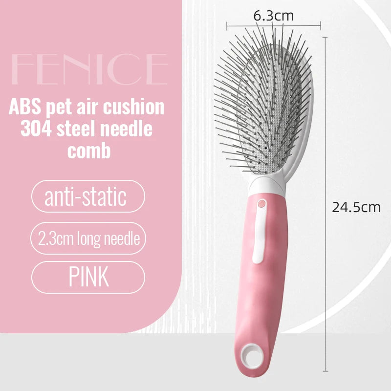 Fenice professional pet grooming comb long-haired cat and dog comb Shih Tzu Yorkshire terrier dog trimming fluffy needle comb