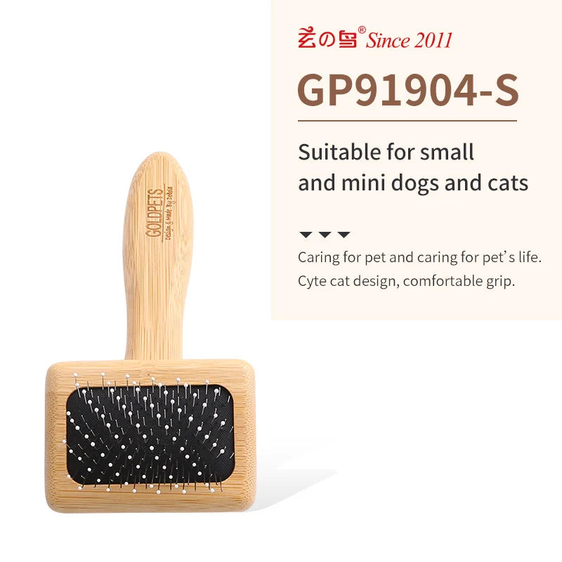 Fenice Professional Beauty Needle Comb Brushing Comb Teddy Bichon Pet Dog Cat Combing Brush Floating Hair Massage Comb