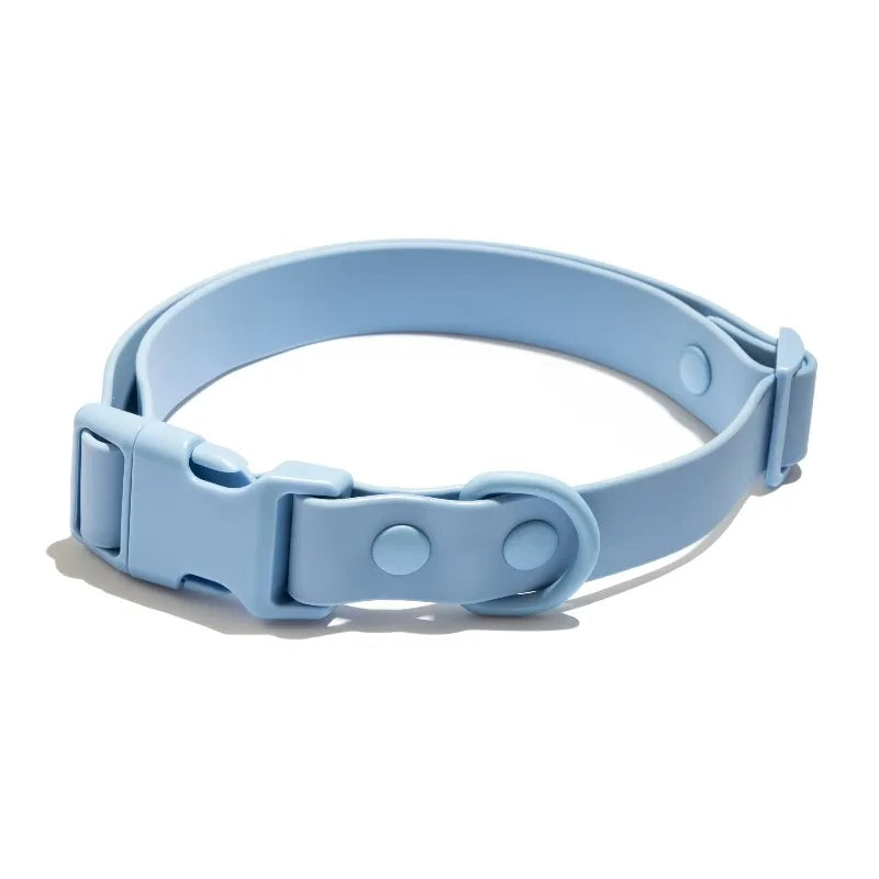 Dog Collars, Water and Dirt Resistant Fashion Pet Collar, Blue, Small