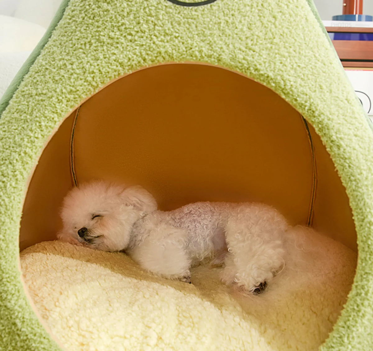 Warm Anti-Cold Pet Tent House Villa for Dog Cat Detachable Washable Enclosed Cozy Doghouse Cat Shelter