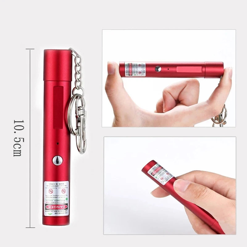 USB Green Laser Pointer Green Light Visible Beam Hunting Accessories Cat Toy Laser Torch Starry Head For Hunting