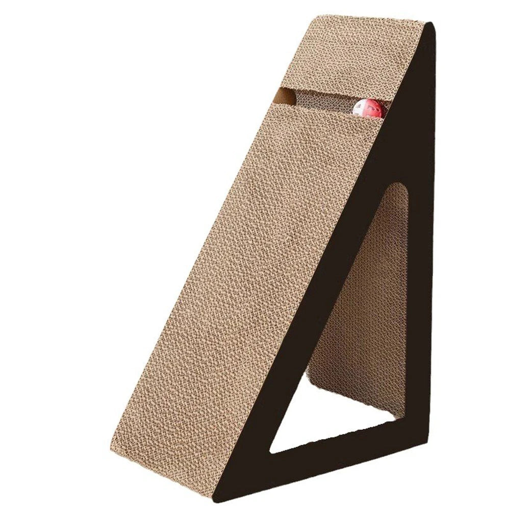Cat Scratcher, Scratch Pad, Vertical Cats Scratcher Wall Mounted, Cats Scratching Cardboard with Ball Toy for Indoor