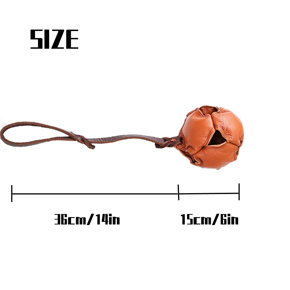 Bite Resistant Bullskin Ball Dog Training Supplies Training Dog Release Ball Dog Bite Ball for Small and Medium-sized Dogs